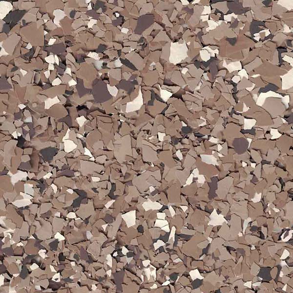 This image shows a texture resembling a collection of fragmented, angular shapes in varying shades of brown, white, and gray, closely packed together in a mosaic pattern.